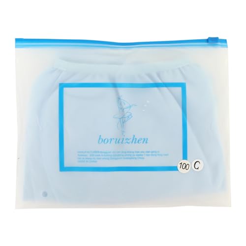 boruizhen Ballet Skirt Pull On Ballet Wrap Skirt Chiffon Dance Skirts with Elastic Waistband for Girls Women Blue S