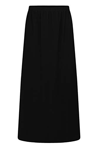 TIA LONDON Girls Kids Child Long Maxi Skirt Elasticated Waist Modest Abaya Stretch Skirts Colour: Black - Size: 7-8 Years