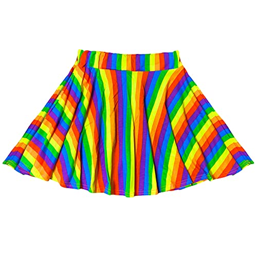 A2Z 4 Kids Kids Girls Multi Color Ballet Dance Trendy Summer Tutu - Rainbow Skater Skirt._13