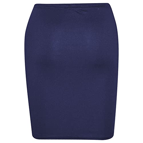 A2Z 4 Kids Gilrs Skirt Kids Plain Color School Fashion Dance Pencil Skirts New Age 7 8 9 10 11 12 13 Years Navy