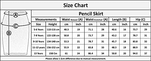 A2Z 4 Kids Gilrs Skirt Kids Plain Color School Fashion Dance Pencil Skirts New Age 7 8 9 10 11 12 13 Years Navy