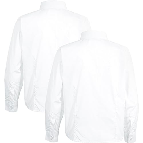 A2Z 4 Kids Girls T Shirts Plain Summer Tank Top & Tees - Girls UF Shirt White 2 Pack 13-14