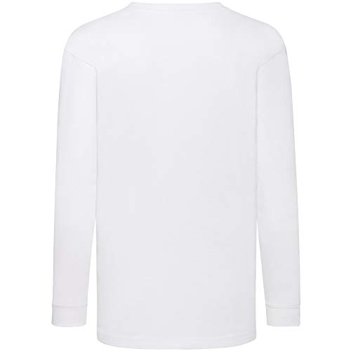 Fruit of the Loom Valueweight Children's Long-Sleeve T-Shirt Choice of Colours - - 10 Years