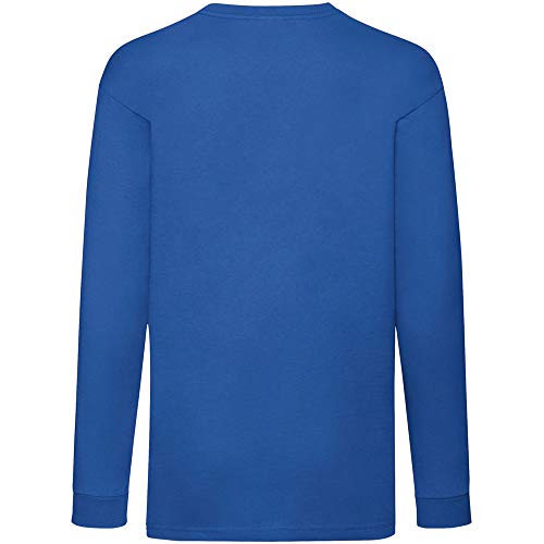 Fruit of the Loom Valueweight Children's Long-Sleeve T-Shirt Choice of Colours - - 10 Years
