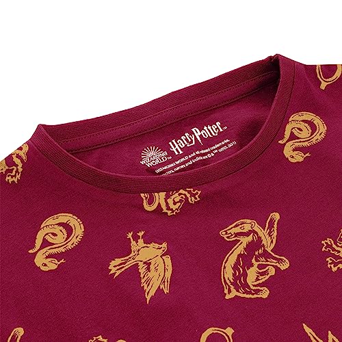 Harry Potter Dress | 100% Cotton Girls Summer Dress | Hogwarts Girls’ Dresses Red Age 10 to 11 Years