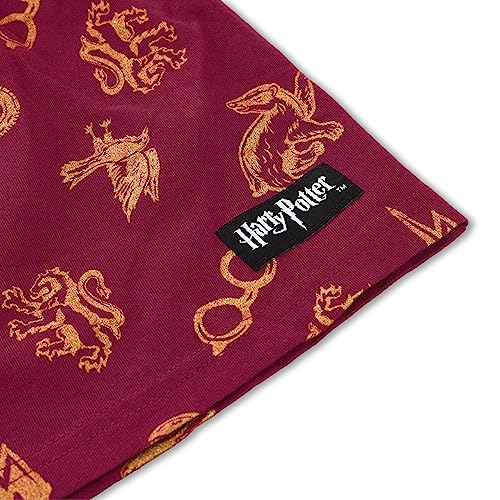 Harry Potter Dress | 100% Cotton Girls Summer Dress | Hogwarts Girls’ Dresses Red Age 10 to 11 Years