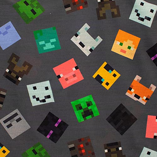 Minecraft Girls Dress Grey Age 6 to 7 Years