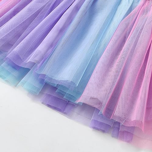 VIKITA Little Girls Dresses Casual Cute Animal Print Kids Clothing Lh2307 5-6Y