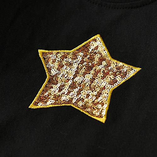 VIKITA Kid Girls Dresses Princess Animal Cartoon Tulle Party Casual Outfits Clothing LH4880star 3-4 Years