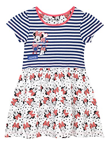 Disney Girls Minnie Mouse Dress Age 7 to 8 Years White