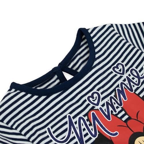 Disney Minnie Mouse Dress | Minnie Mouse Dress for Girls | Girls Long Sleeve Dress | Multicolour 2-3 Years Multicoloured