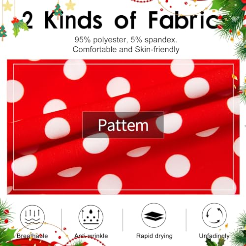 Girls Party Dress 9-10 Years Red Vintage Polka Dots Dresses Girls Summer Skate Dresses Girls Round Neck Short Sleeve Sundress