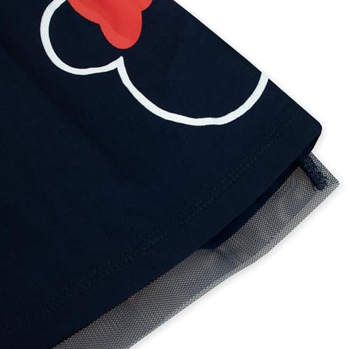 Disney Minnie Mouse Dress | Minnie Mouse Dress for Girls | Girls Long Sleeve Dress | Multicolour 2-3 Years Multicoloured