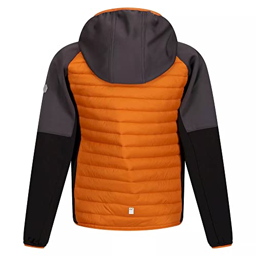 Regatta Childrens/Kids Kielder Hybrid VI Jacket (7-8 Years) (Black/Dark Grey)