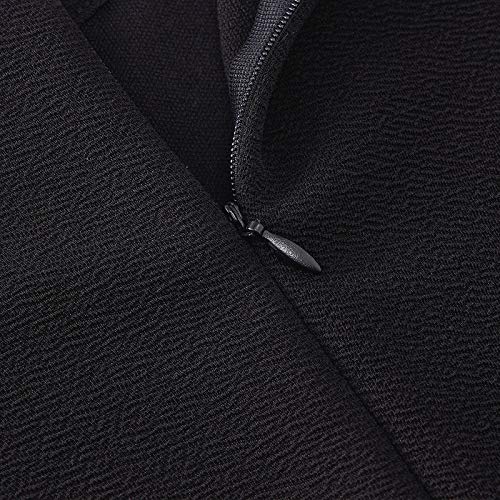 Casual Dress for Girls 9-10yrs Black Round Neck Casual Party Dresses with 2 Side Pockets Cute Sundress for Kids