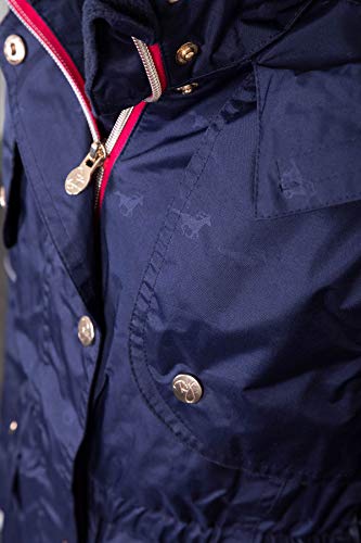 Rydale Kid's Askwith Horse Jacket Children's Riding Coat Boys Girls Equestrian Country Jacket (11-12, Navy)