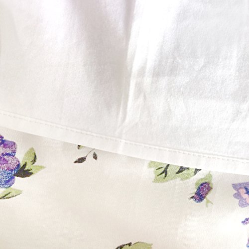 Sunny Fashion KP15 Girls Dress Purple Butterfly Flower Party, 11-12 Years, Purple White