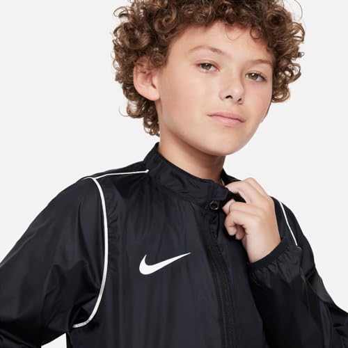 NIKE Unisex Kids Y Nk Rpl Park20 Rn Jkt W Sport Jacket, black/White/White, XL UK