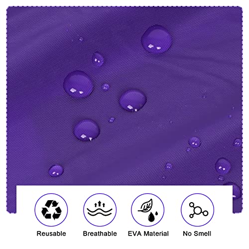 Skyzone Kids Rain Coat for Girls Boys,Portable EVA Raincoat Lightweight Rain Poncho with Hood,Reusable Cute Children Raincoat for Travel Outdoor Climbing Cycling Hiking Camping