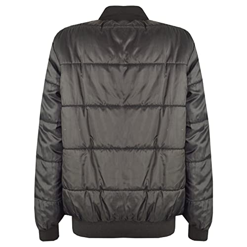 Kids Lightweight Bomber Jacket - Black, 7-8 years