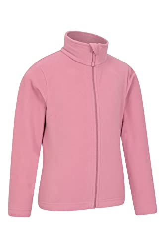 Pink Kids Full-Zip Fleece for Outdoor Adventures