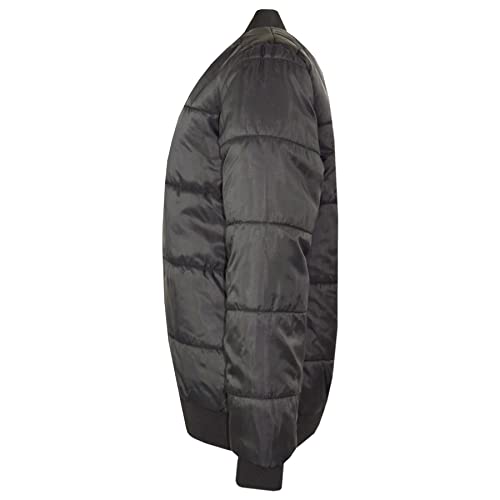 Kids Lightweight Bomber Jacket - Black, 7-8 years