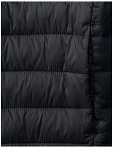 Amazon Essentials Boys' Lightweight Water-Resistant Packable Puffer Jacket, Black, 11-12 Years