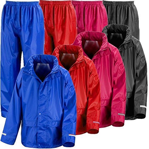 Kids Waterproof Rainsuit Jacket and Trouser Set