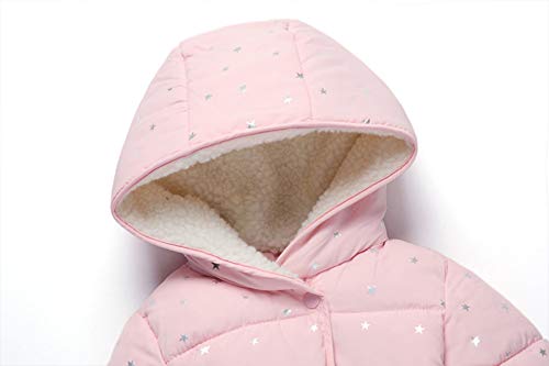 Warm Hooded Coat for Girls, 4-5 Years
