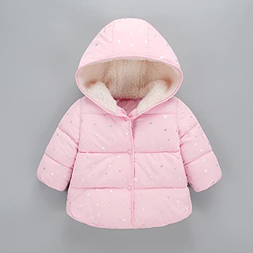 Warm Hooded Coat for Girls, 4-5 Years