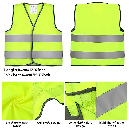 Firtink Kids High Visibility Reflective Vests (S)