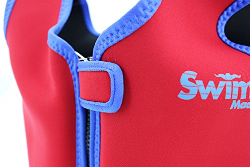 SwimMad Swim Float Jacket 3-6 Years (Red/Blue)