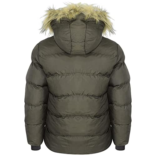 A2Z Kids Boys Winter Hooded Coat - Coffee 11-12