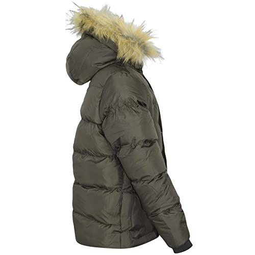 A2Z Kids Boys Winter Hooded Coat - Coffee 11-12