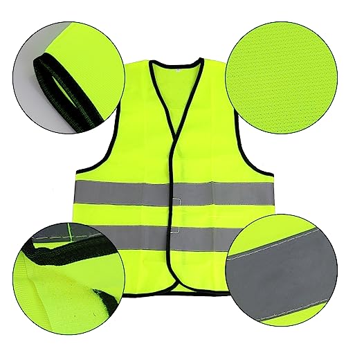 Kids High Vis Safety Vest - Yellow
