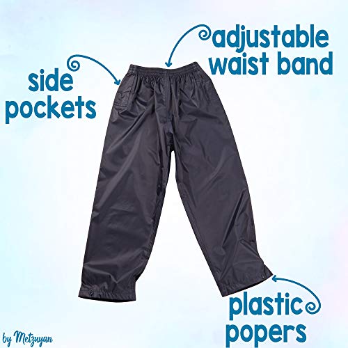 Navy Waterproof Suit Jacket & Trousers Set - Kids