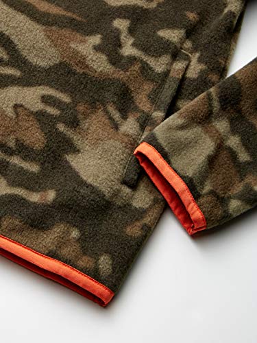 Boys' Camo Fleece Jacket, Green, 5 Years