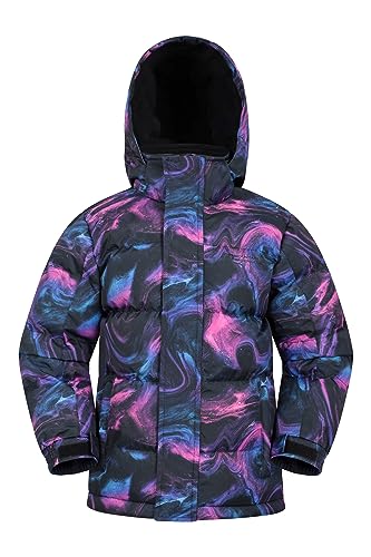 Water-resistant Kids Snow Jacket - Hooded, Adjustable - 9-10 Years