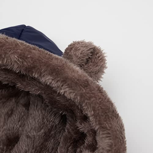 Kids Winter Coats with Hood Lambs Down With Cap And Ears For Boys And Girls Warm Thick Jackets Winter Clothes Windproof Outwear 2-7 Years