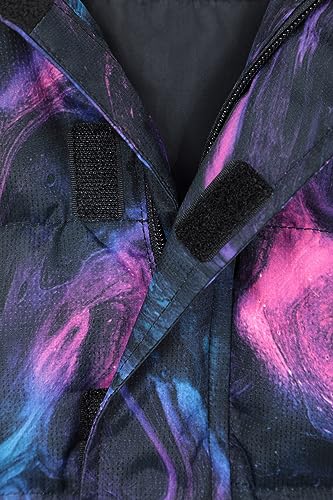 Water-resistant Kids Snow Jacket - Hooded, Adjustable - 9-10 Years