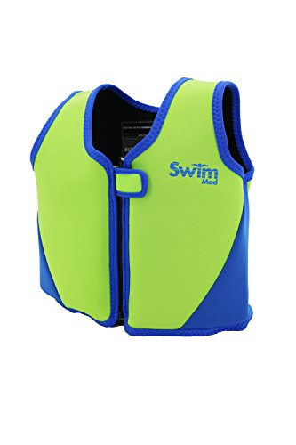 SwimMad Float Jacket: 3-6 Years, 18-30Kg (Green/Blue)