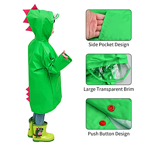 Cartoon Raincoat for Boys and Girls, Age 5-8