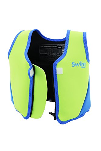 SwimMad Swim Jacket for Kids 3-6 Years (Green/Blue)