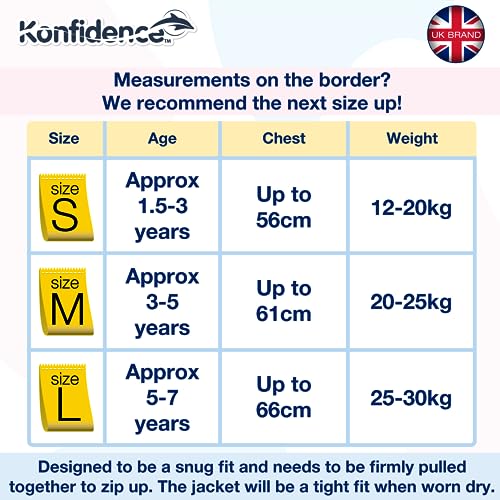 Premium Kids Swim Vest - Konfidence Jacket (Pink, Large)