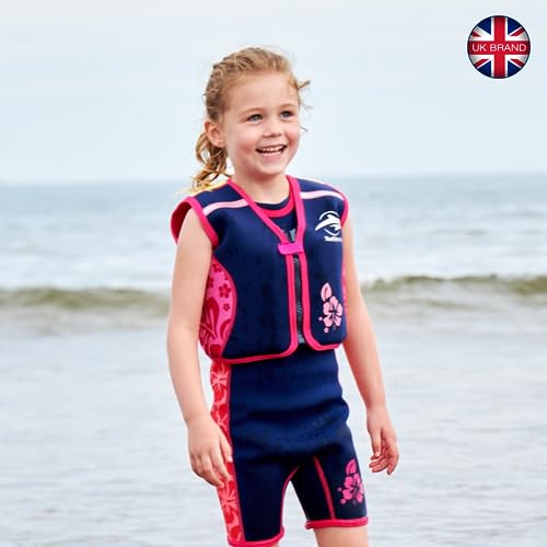 Premium Kids Swim Vest - Konfidence Jacket (Pink, Large)