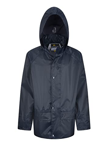 Childrens Waterproof Jacket & Trousers Set 11-12 Years (Navy Blue)