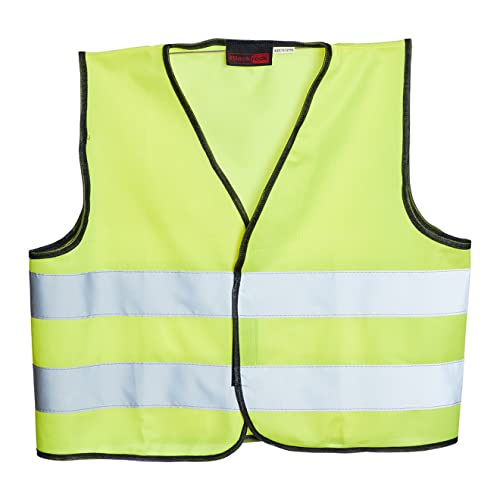 Blackrock Kids High Vis Vest 7-9 Years, Yellow Reflective Vest Hi Vis Visibility Unisex Childrens Safety Jacket, Lightweight and Comfortable, Fully EN1150 Certified For Kids, Boys, Girls