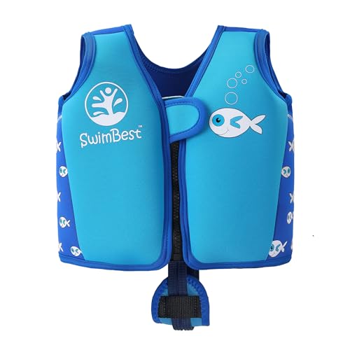 SwimBest Swim Vest - Blue Fish, Large