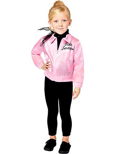 Child Girls Pink Ladies Jacket - Grease Movie