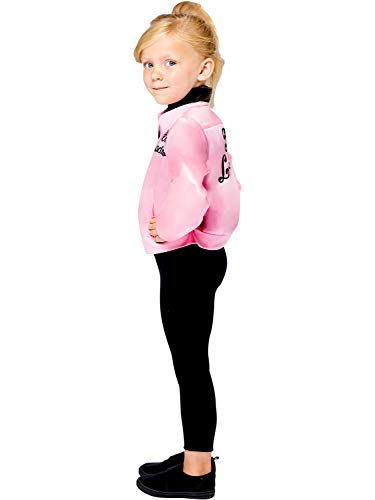 Child Girls Pink Ladies Jacket - Grease Movie